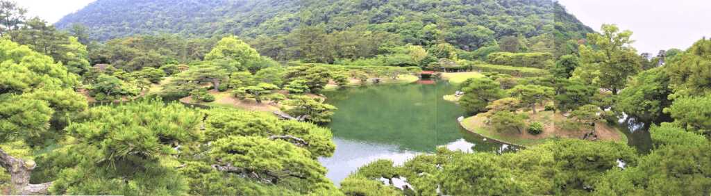 栗林公園全景