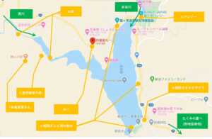 猿ヶ京　散策Map