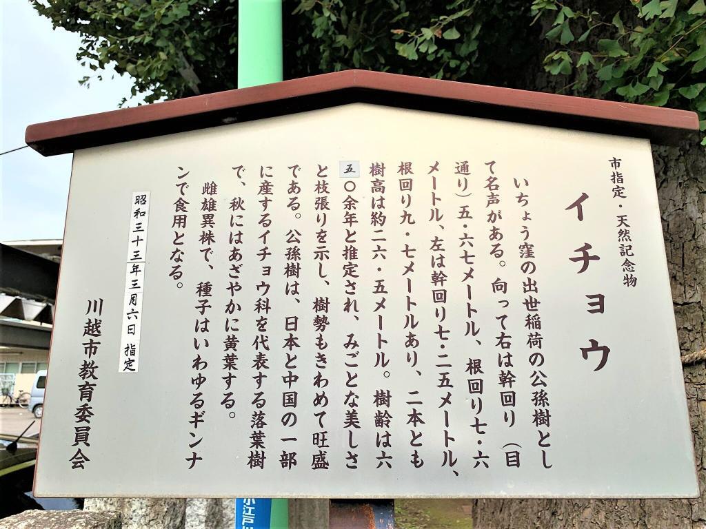 (本川越付近)出世稲荷