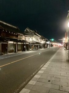 川越 夜の蔵通り
