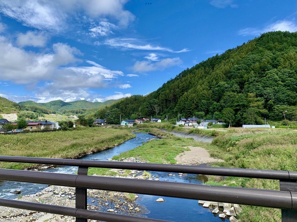 信州峠・千曲川