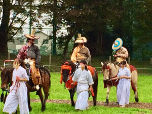 河越氏館跡 流鏑馬の様子