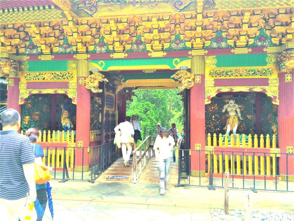 日光 輪王寺大猷院霊廟夜叉門(背面)