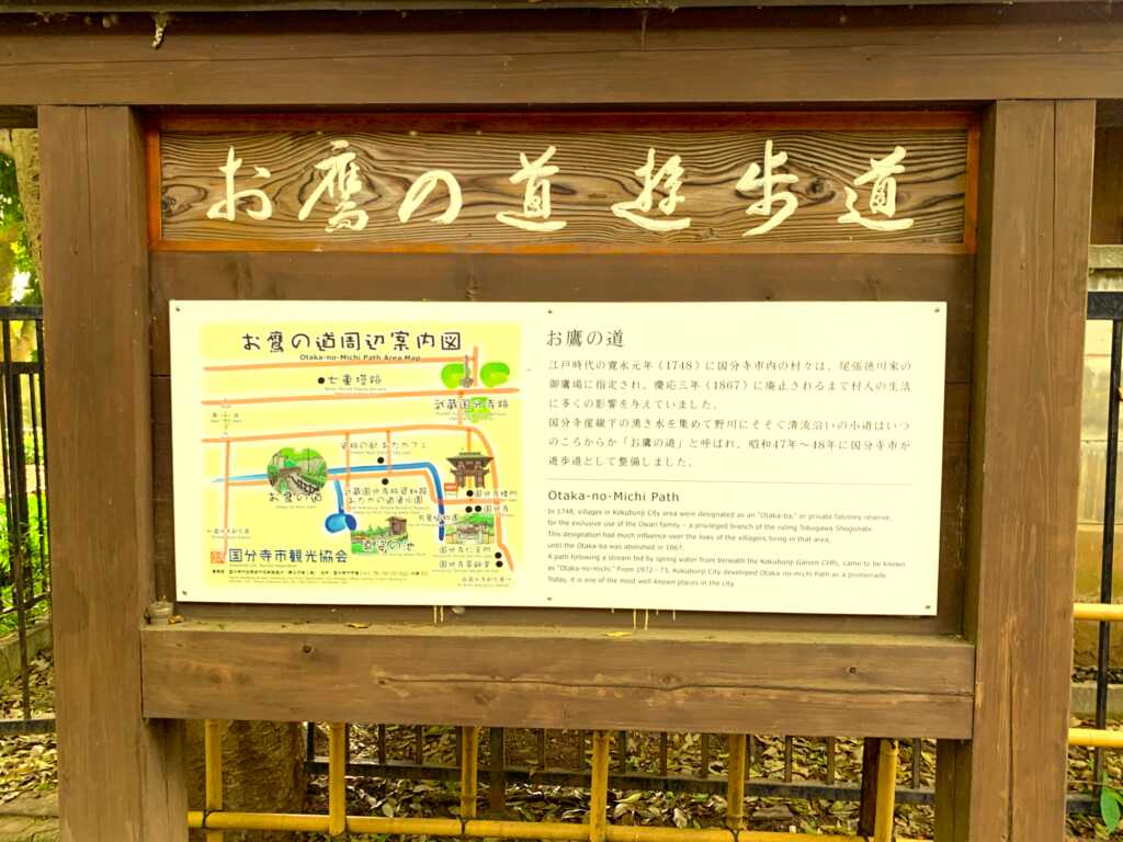 お鷹の道・真姿の池湧水群一帯