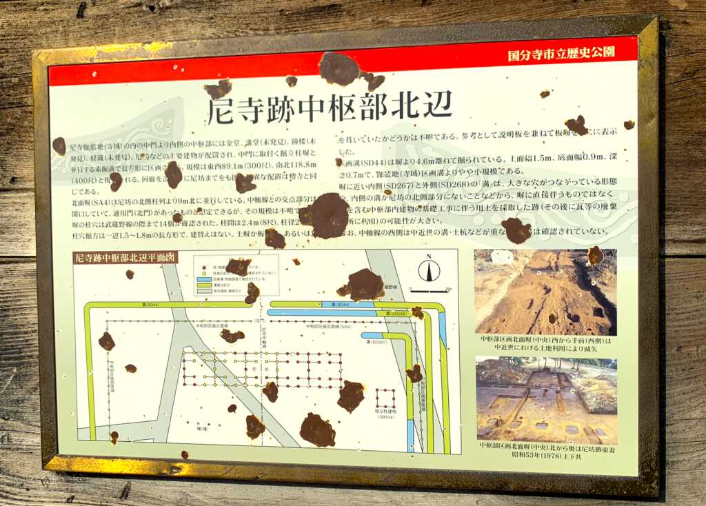 武蔵国分尼寺跡の様子