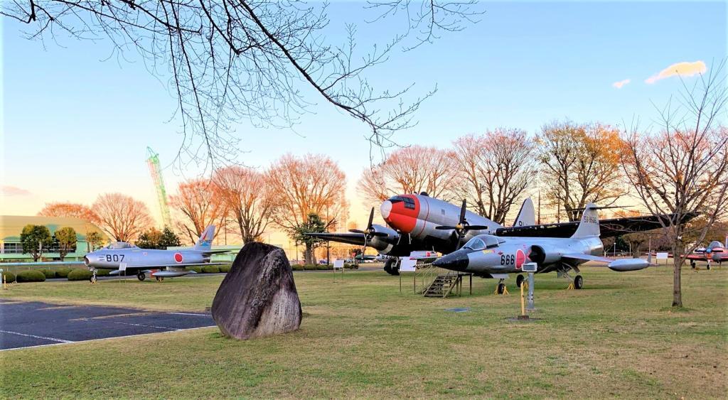 自衛隊入間基地の飛行機