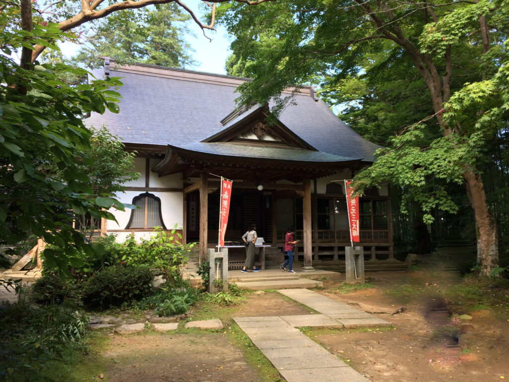 中尊寺本堂と御朱印