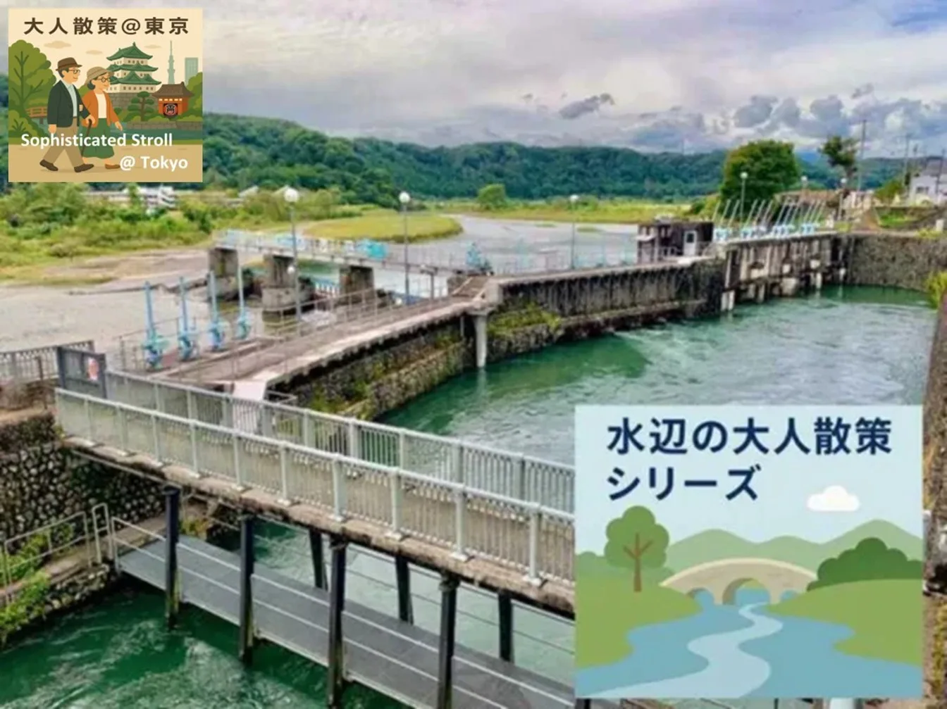 玉川上水 羽村堰　水辺の大人散策シリーズ　