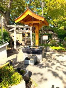 松本 松本神社前の湧水