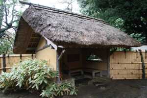 偕楽園 待合の外観