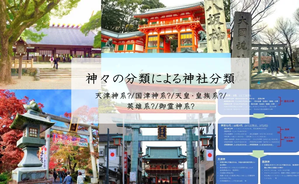 神々の分類による神社分類