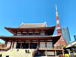 増上寺と東京タワー