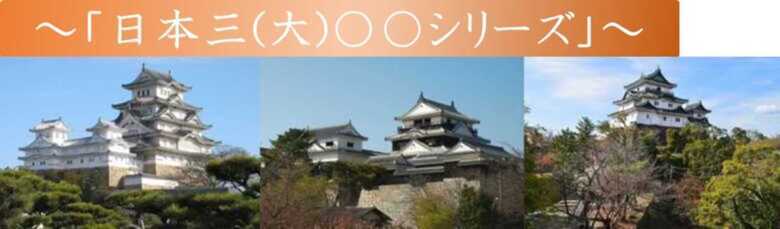 日本三大連立式平山城　日本三大シリーズ