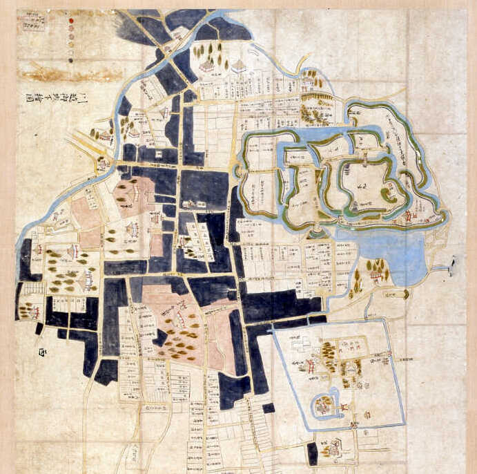 川越御城下絵図-寛延四年