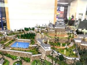 姫路駅にあった姫路城の模型