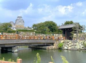 姫路城(桜門橋・大手門・天守)