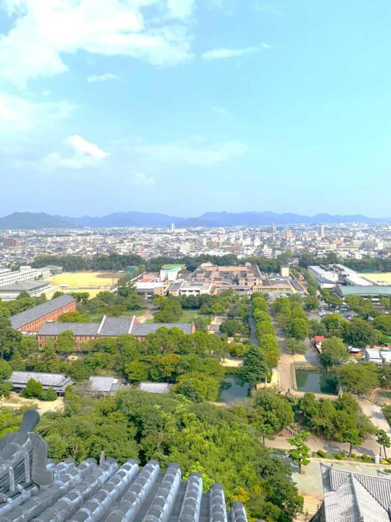 姫路城　天守閣からの眺望