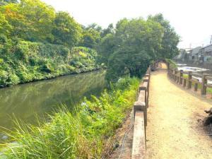 姫路城　千姫の小径・堀側