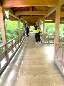 好古園 御屋敷の庭渡り廊下