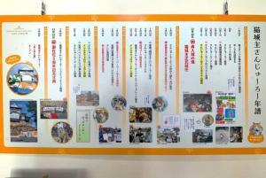 高梁 武家屋敷 ・旧埴原家内の "猫城主さんじゅーろーあしあと館?" の展示