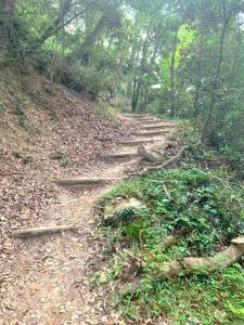 備中松山城　遊歩道(山道の登城路)