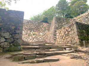 備中松山城 「大手門跡」付近