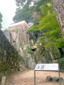 備中松山城 「大手門跡」付近