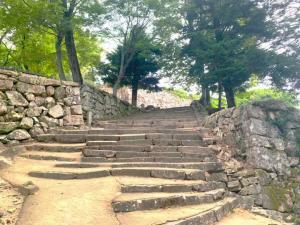 備中松山城 登城路の様子