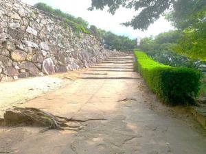 備中松山城 登城路の様子