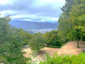 備中松山城 二の丸付近からの景色