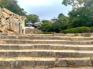 備中松山城 登城路の様子