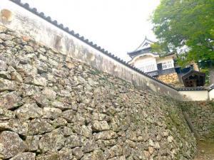 備中松山城 本丸東側