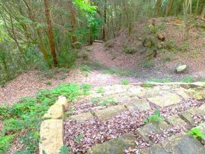 備中松山城　天神の丸跡(＝天神社跡？)