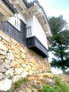 備中松山城 天守の周囲とまじかに見る天守