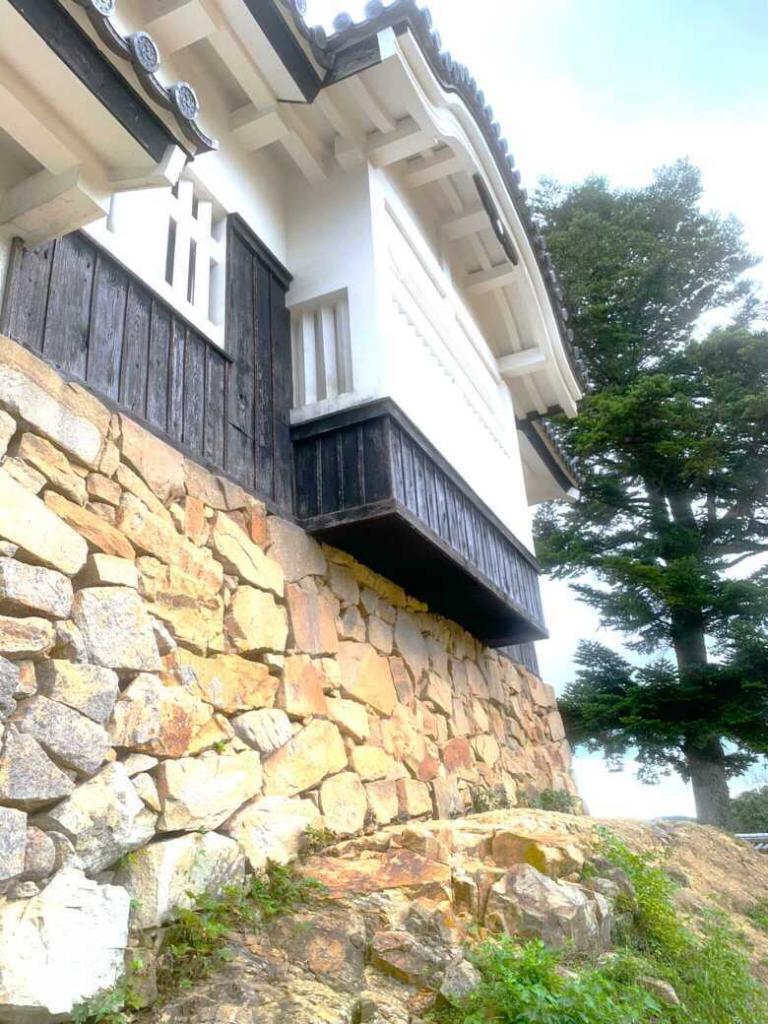 備中松山城 天守の周囲とまじかに見る天守
