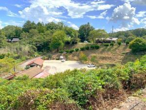 吹屋 広兼邸 門付近からの眺望