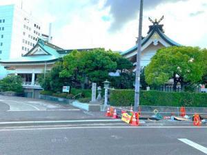 岡山後楽園　岡山神社