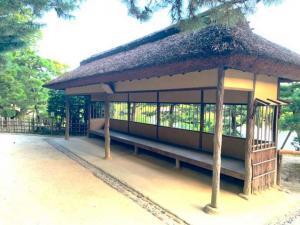 岡山後楽園　五十三次腰掛茶屋