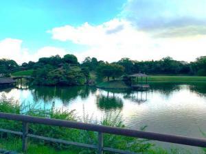 岡山後楽園 沢の池(島茶屋方面)
