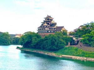 岡山城(月見橋から)