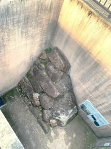 岡山城 宇喜多氏時代の石垣