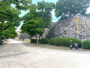 岡山城 南西石垣