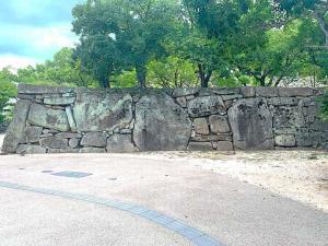 岡山城 南西石垣