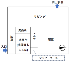 ドーミーイン岡山 間取り