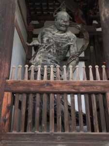 法隆寺 金剛力士立像・吽形 中門安置