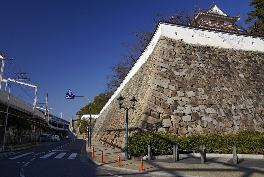 二の丸南側の石垣