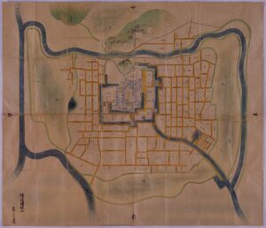 福山城 正保城絵図「備後国福山城図」