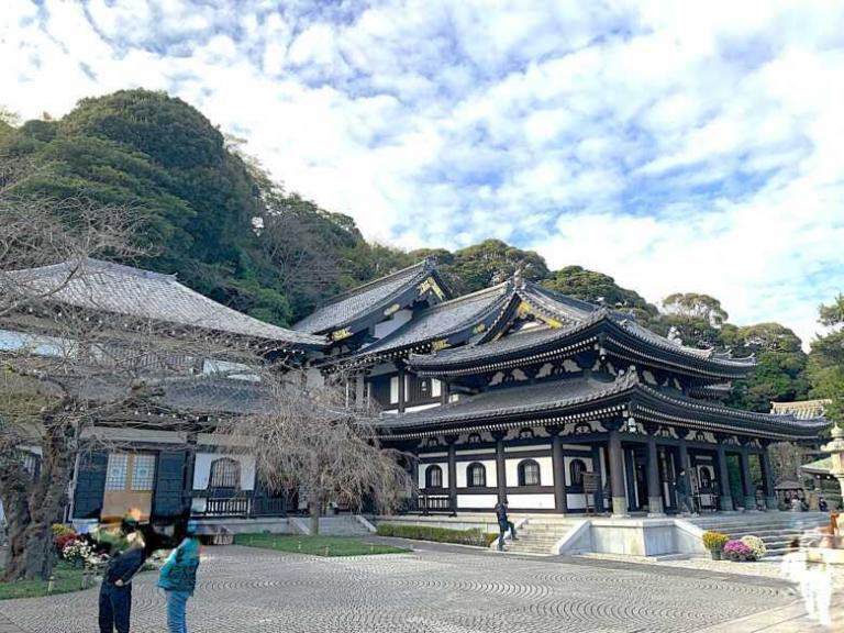 鎌倉・長谷寺 観音堂付近からの様子