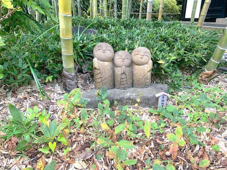 鎌倉・長谷寺 境内にあったかわいらしいお地蔵様
