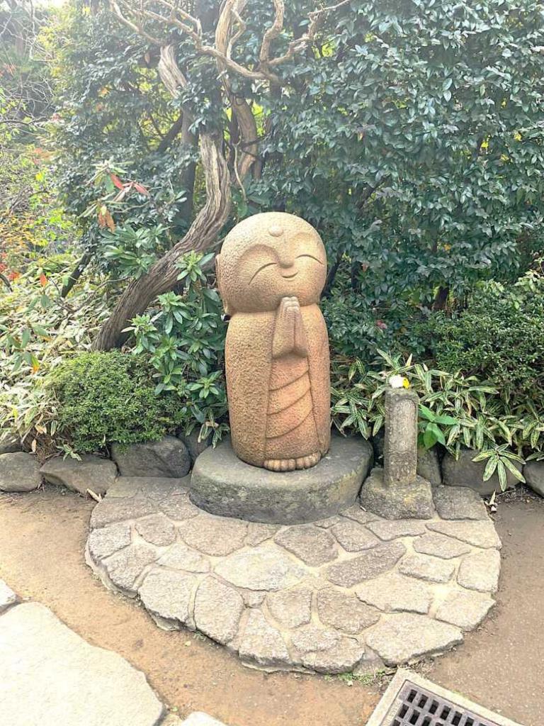 鎌倉・長谷寺 境内にあったかわいらしいお地蔵様